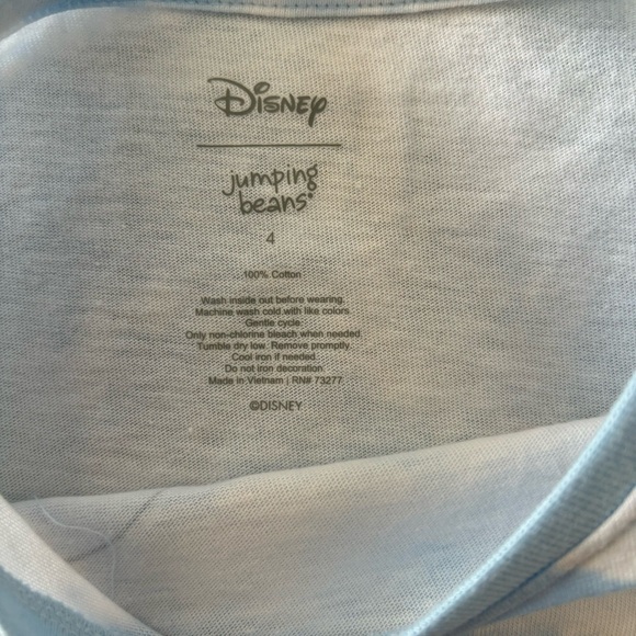 Disney’s Frozen Elsa Girl 4T Tie Dye Long Sleeve Graphic Tee from Jumping Beans - Picture 3 of 4